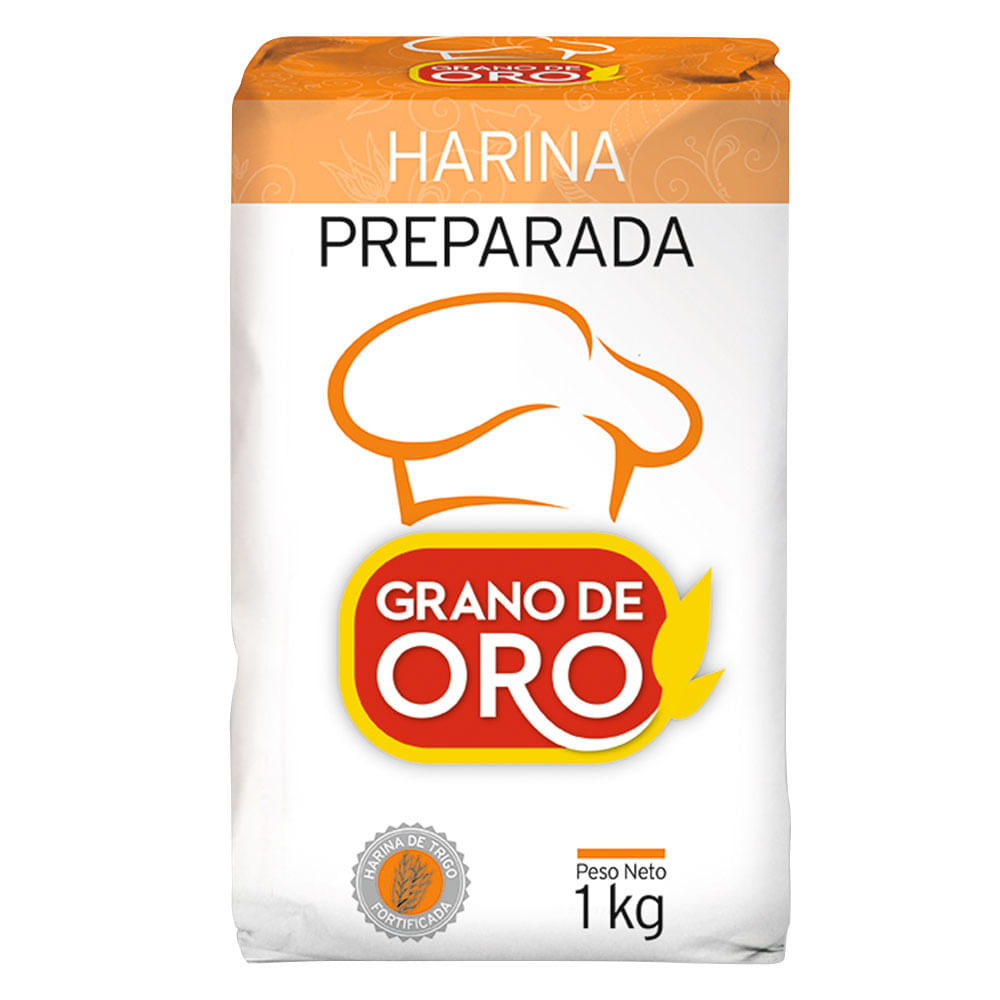 HARINA DE TRIGO PREPARADA GRANO DE ORO 1KG