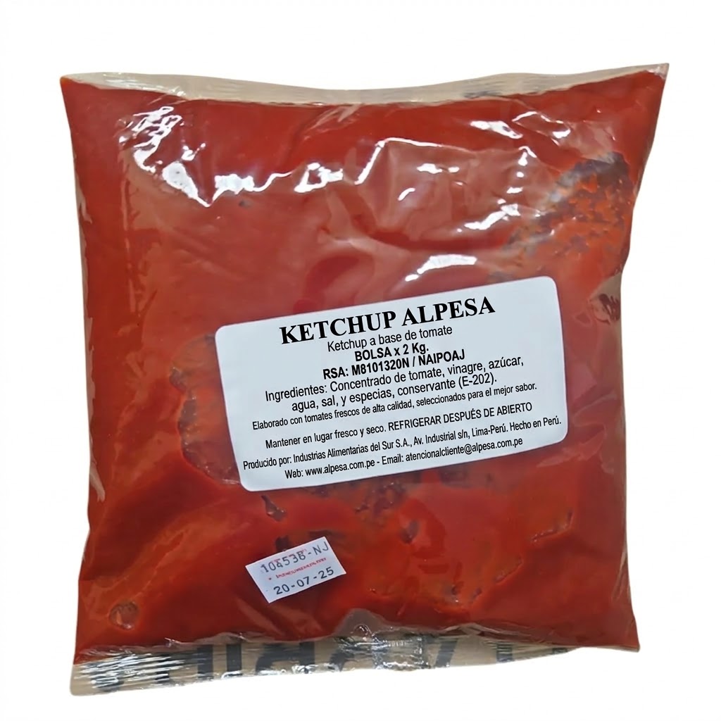 BOLSA KETCHUP ALPESA 2 KG