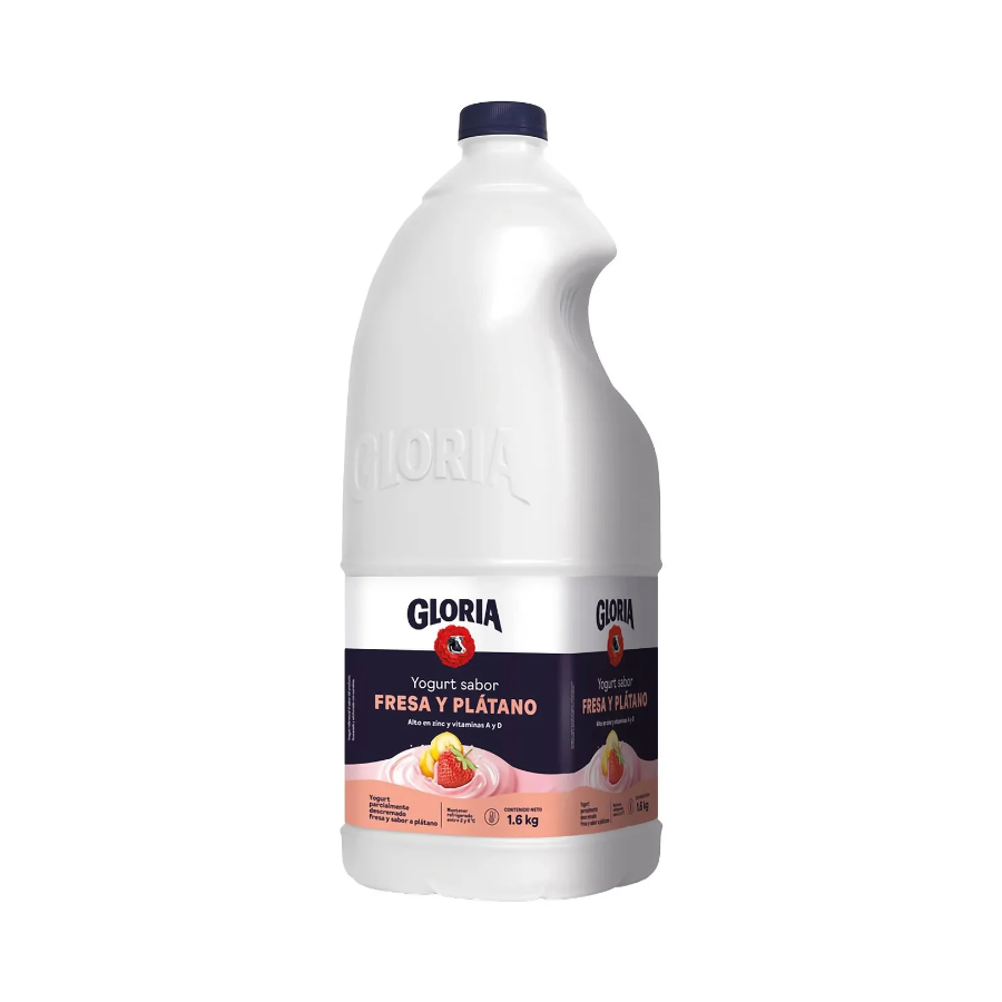 YOGURT FRESA PLATANO 1.6L GLORIA