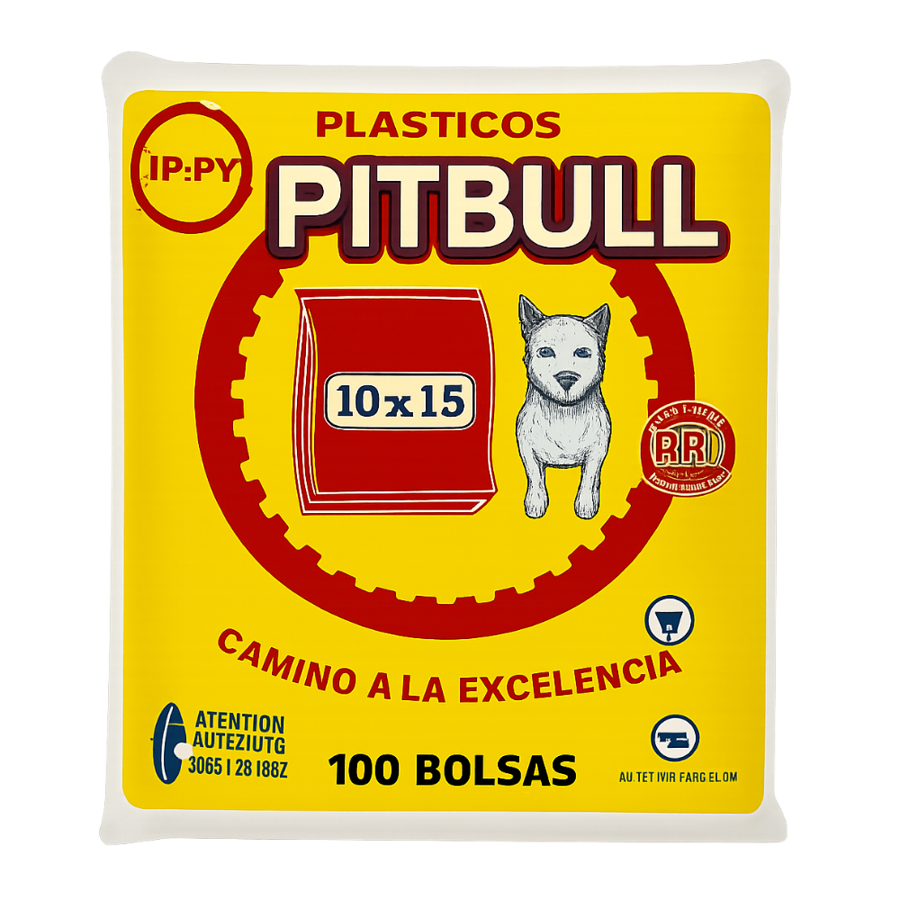 BOLSAS PAQUETITO PITBULL 10*15