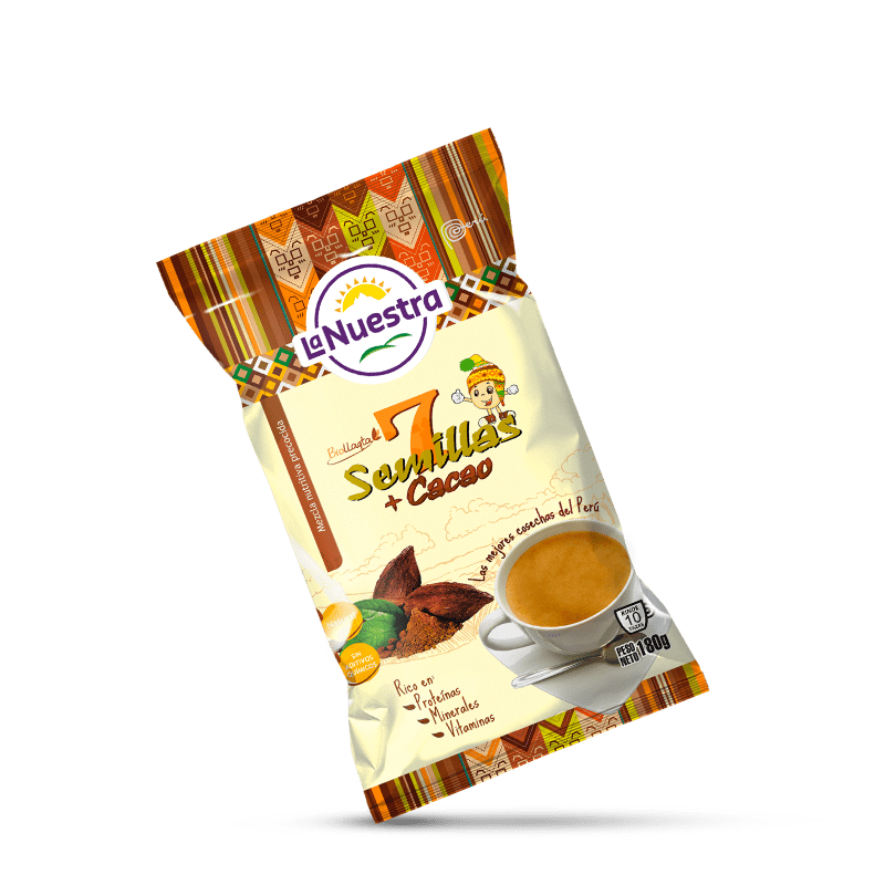 7 SEMILLAS + CACAO 180 GR 
