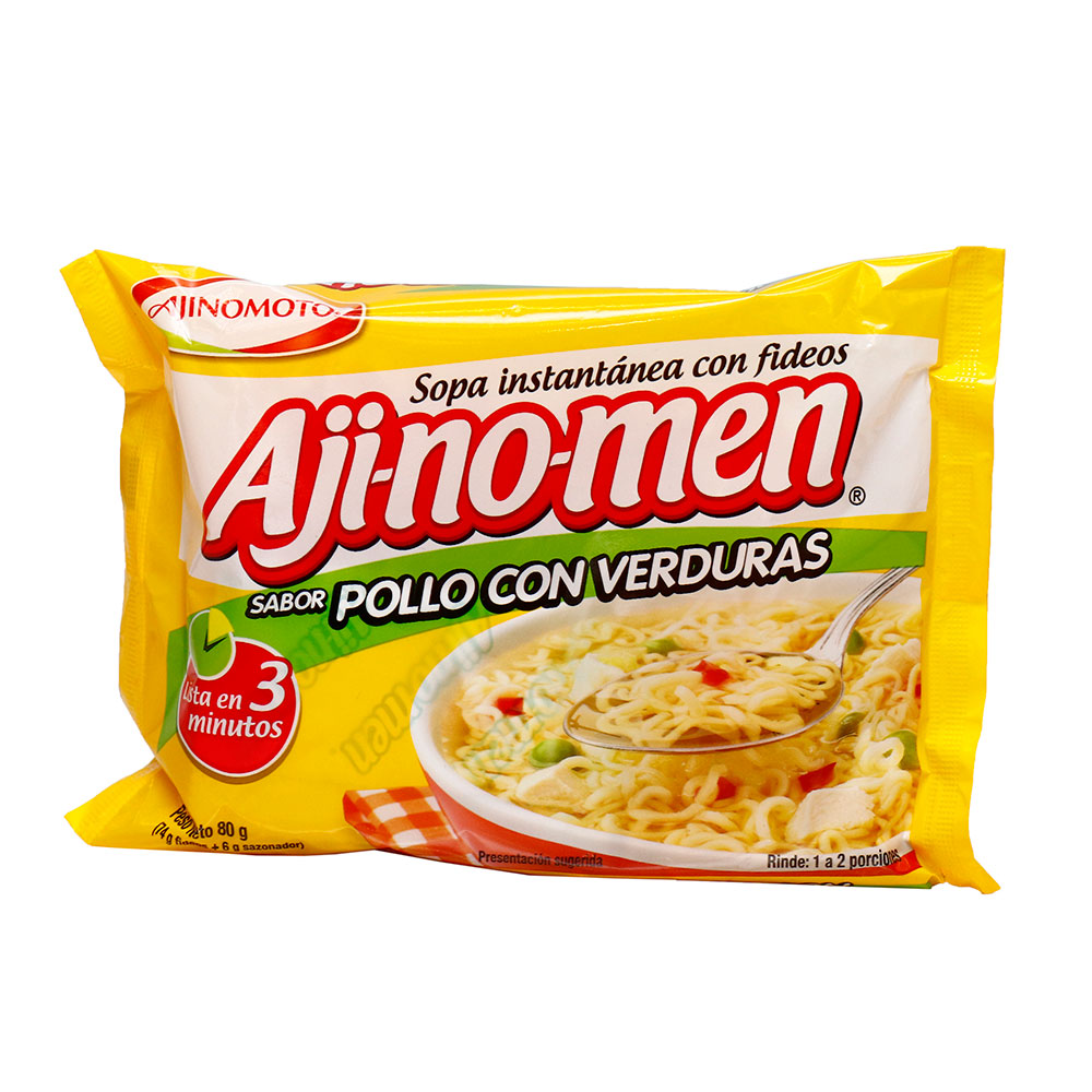 AJINO-MEN POLLO CON VERDURAS 80 GR 