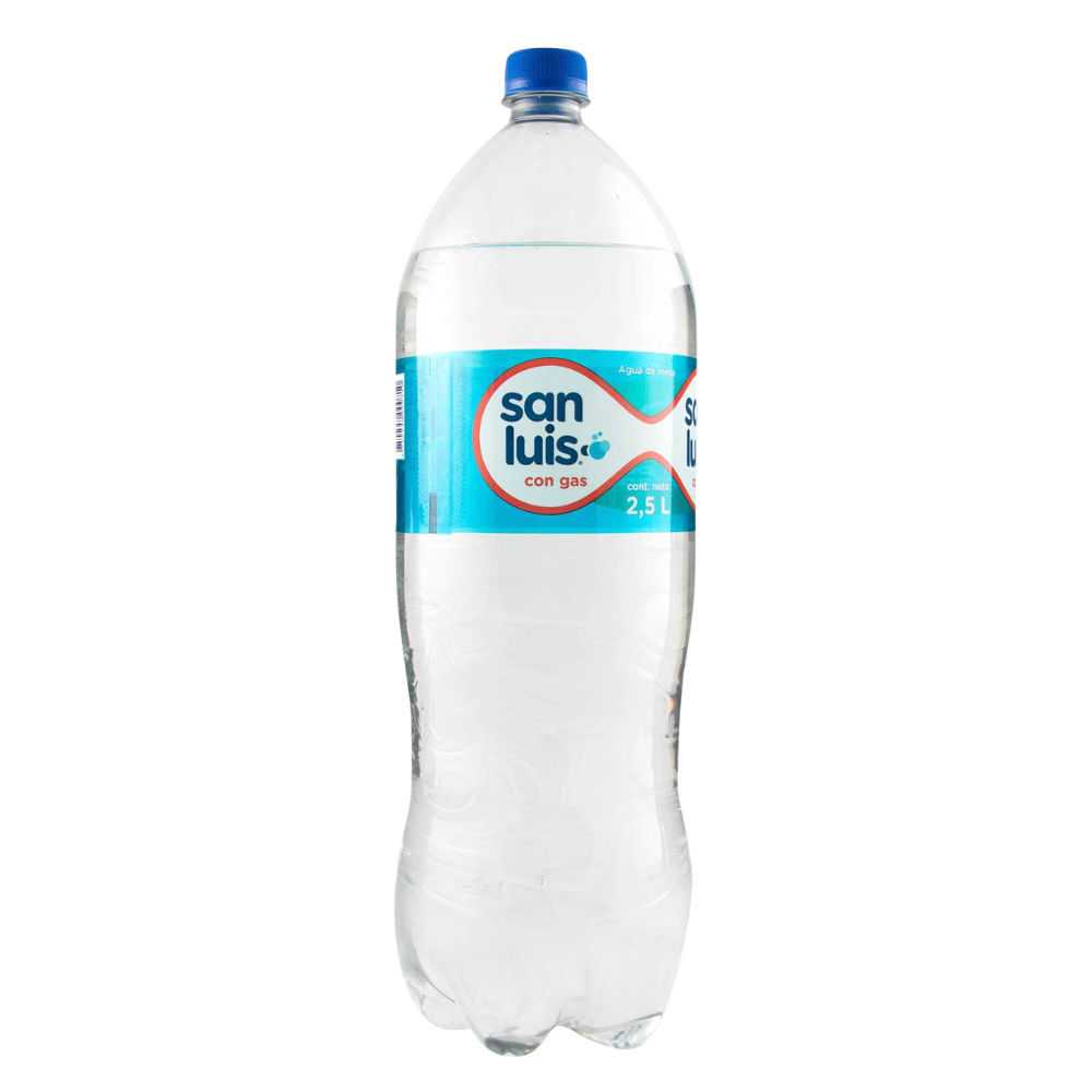 AGUA SAN LUIS CON GAS 2.5 L