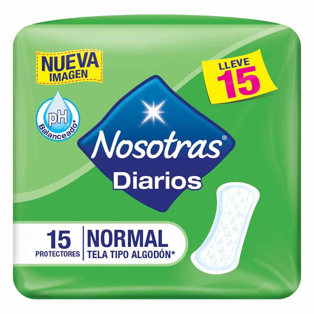 DIARIAS NOSOTRAS NORMAL TIPO ALGODON X15