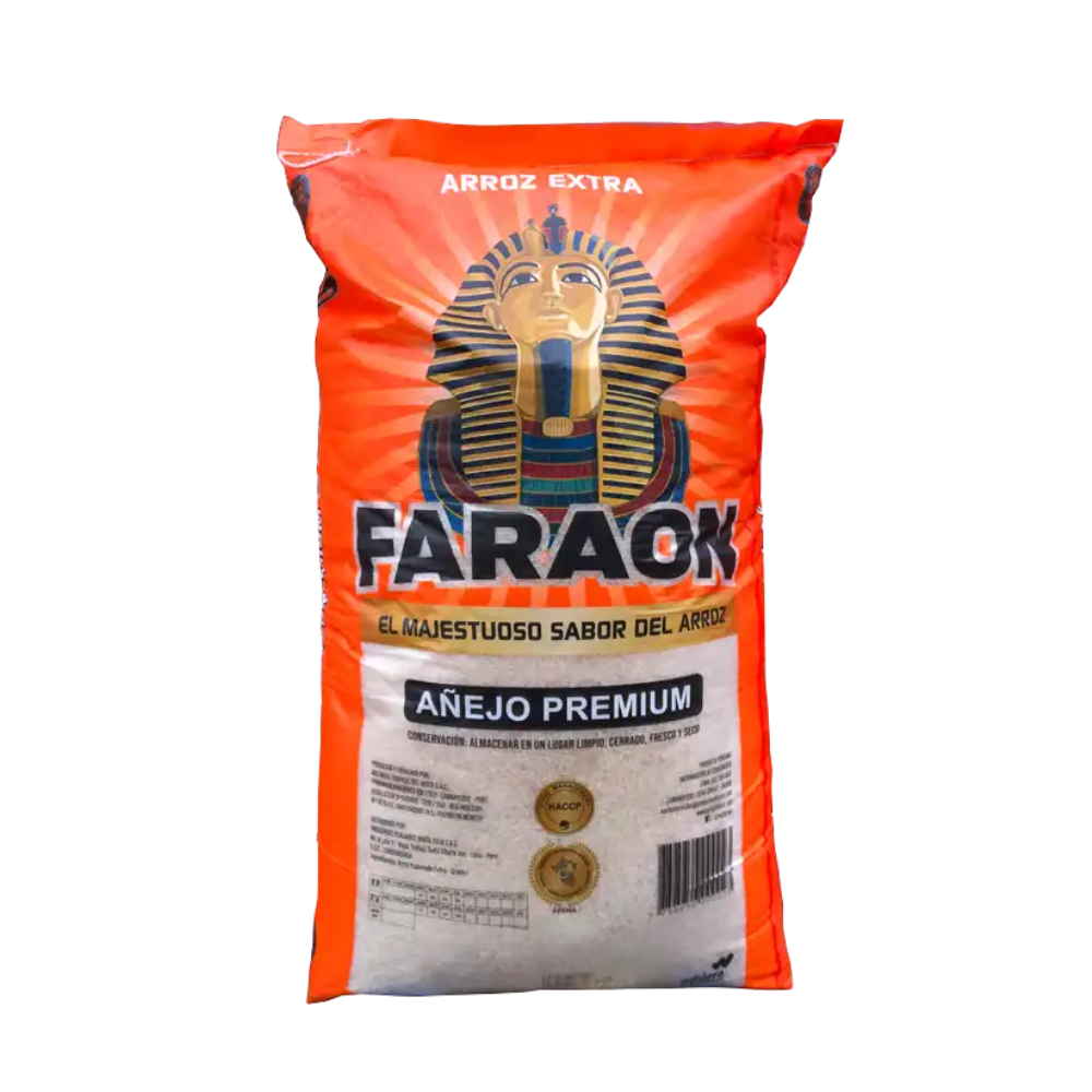 ARROZ FARAON PREMIUN SACO 50 KG