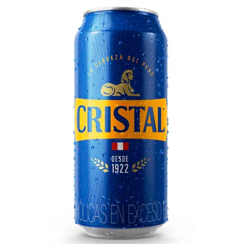 CERVEZA CRISTAL 473 ML 