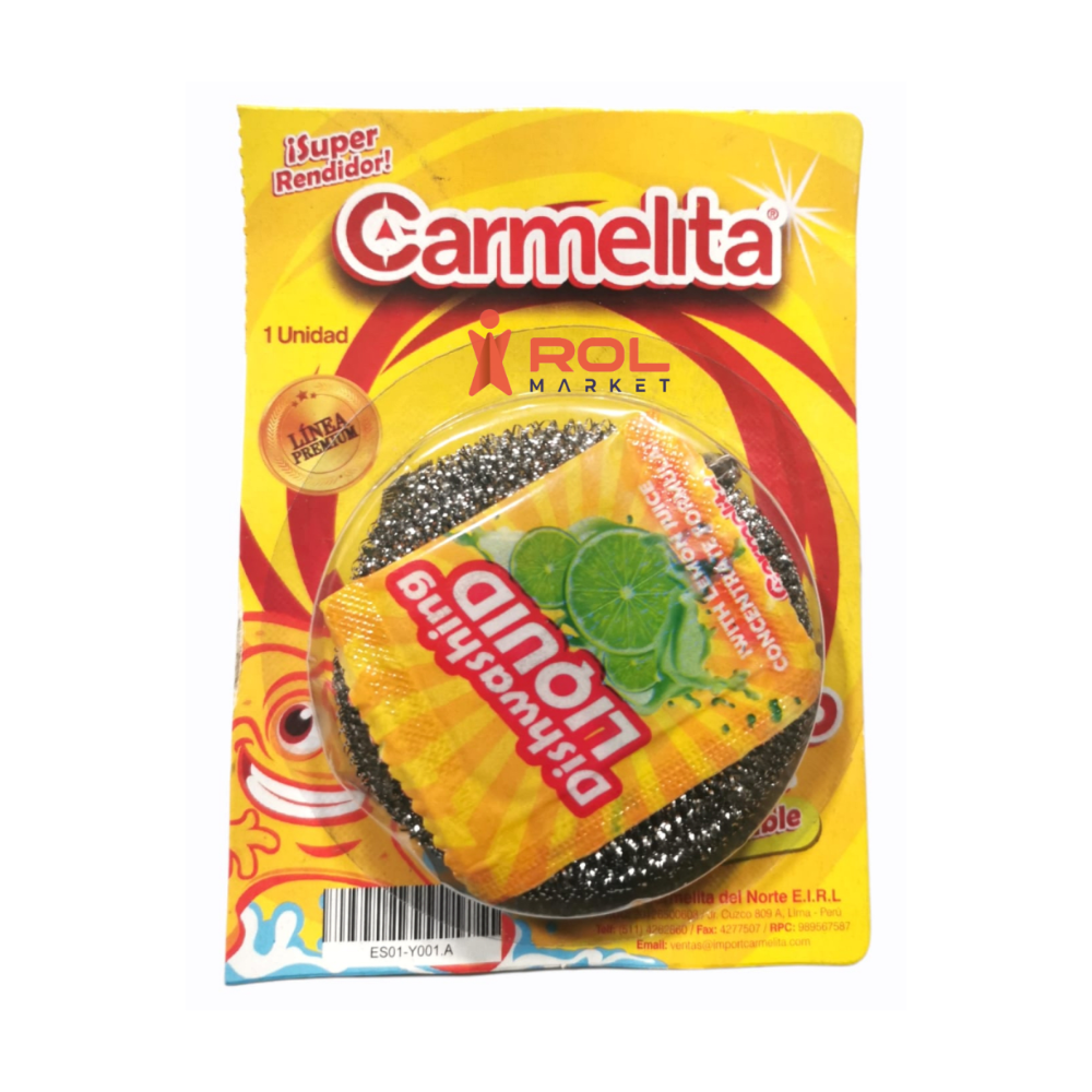ESPONJA CARMELITA AMARILLA 