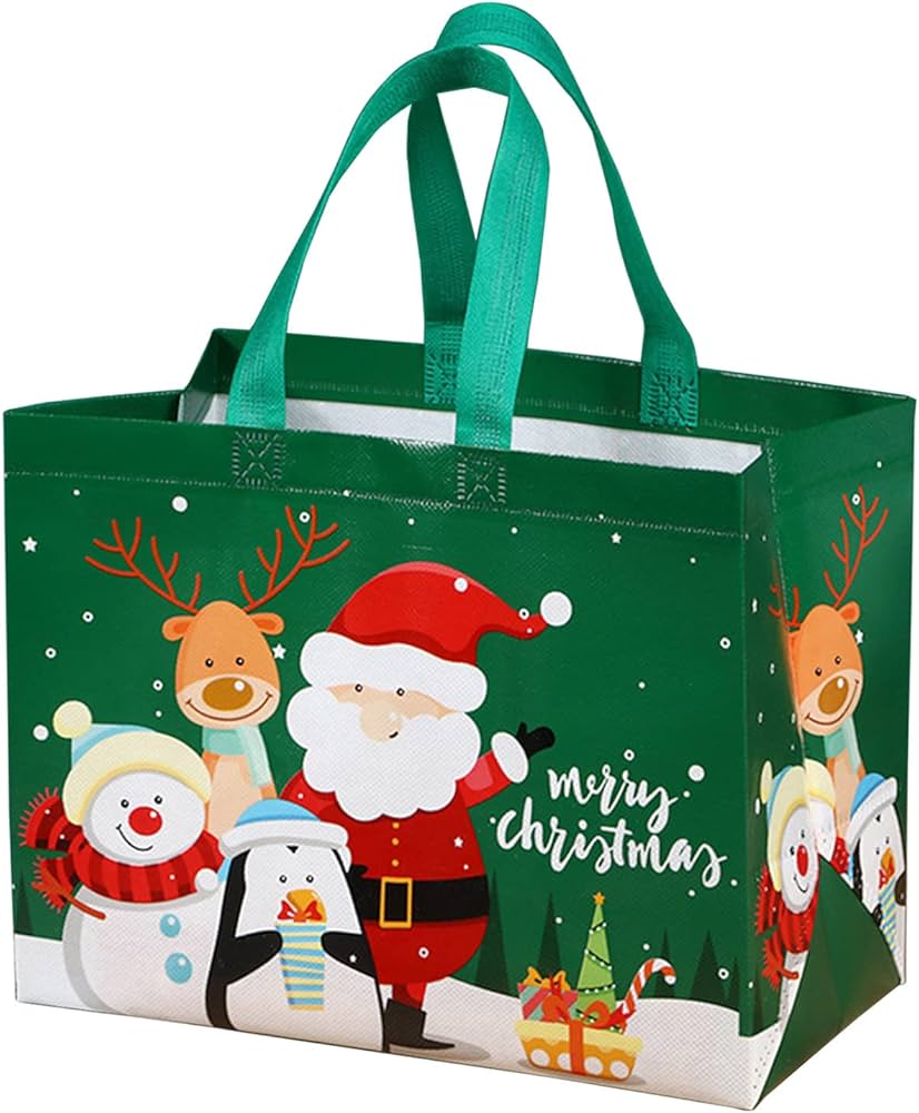 BOLSA NAVIDEÑA CON ASA