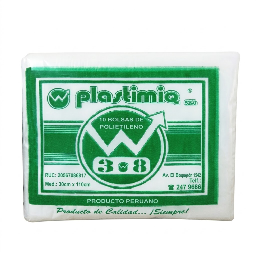 BOLSAS PARA BODOQUES 3*8 X 50 UNI