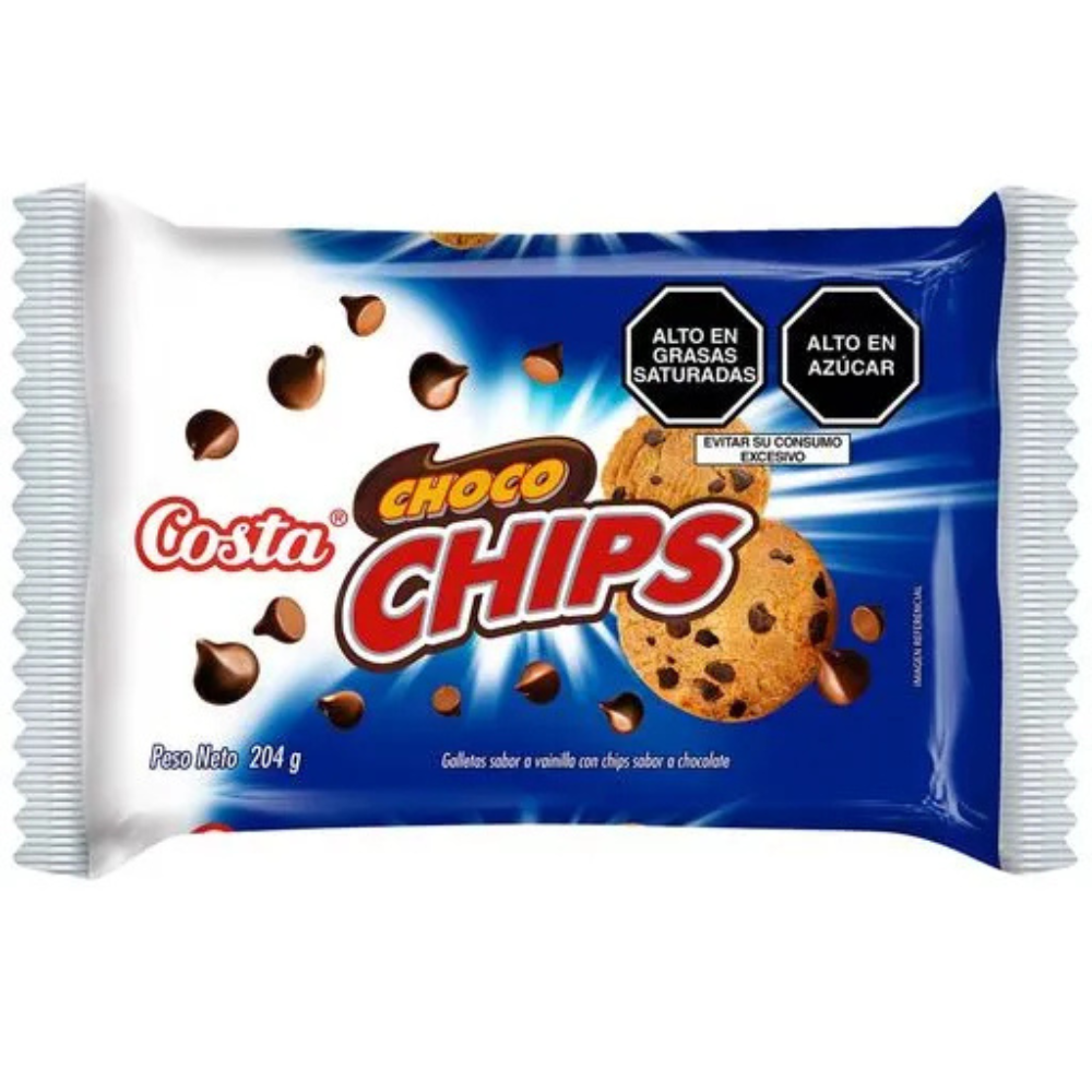 CHOCO CHIPS  204 G